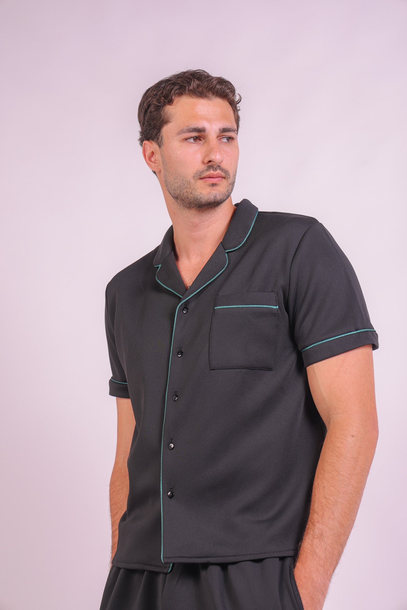 The Collar Club Loungewear Set - Black