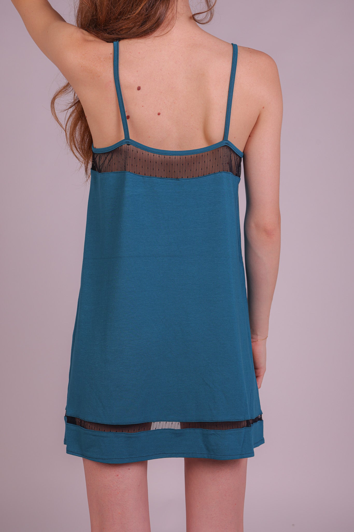 Tulle Stories Nightdress - Turquoise