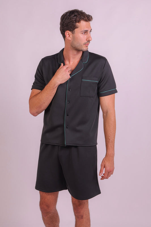 The Collar Club Loungewear Set - Black